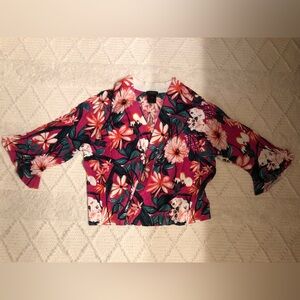 Ann Taylor Pink Floral Sweater